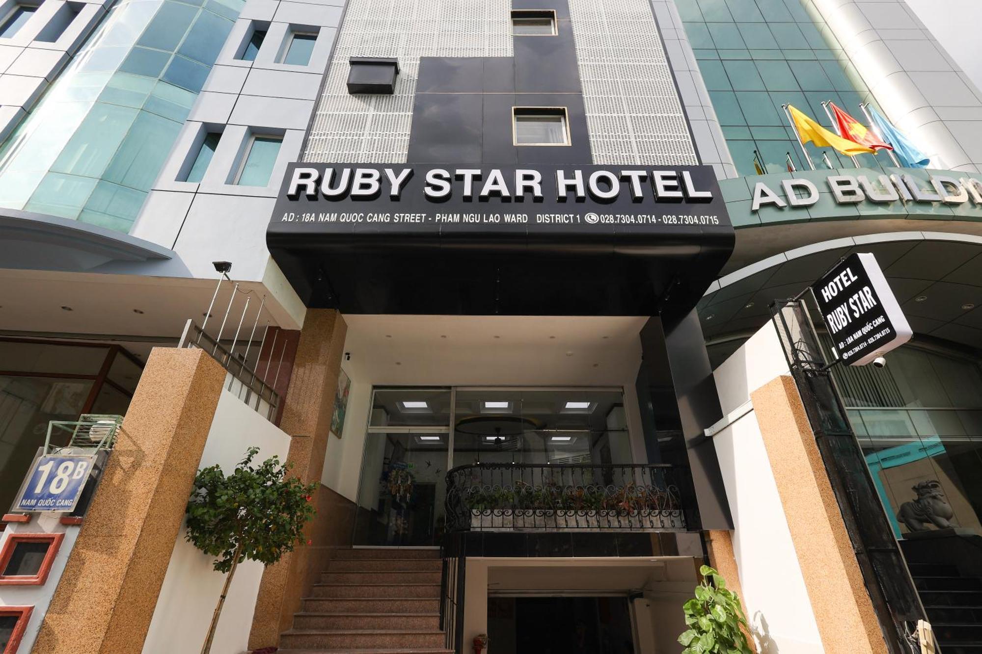 Ruby Star Hotel Nam Quoc Cang Hô Chi Minh-Ville Extérieur photo